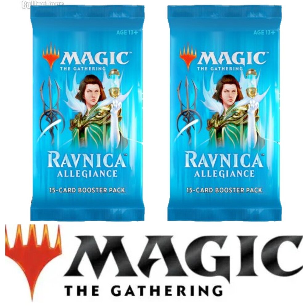 MTG Magic The Gathering Ravnica Allegiance 2 Packs, 15 Card Booster Unopened